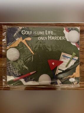 Golf Is Like Life..Only Harder Computer Mouse Pad - New In Package